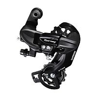 Переключатель задний Shimano Tourney TY300 6/7ск крепление на петух
