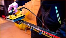 Заливка мелких царапин